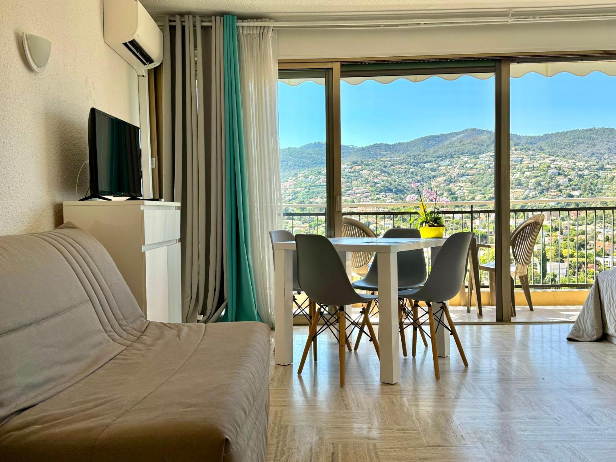 My Resid Appart Cannes Vue Marina Et Vue Montagne Mandelieu Exteriör bild